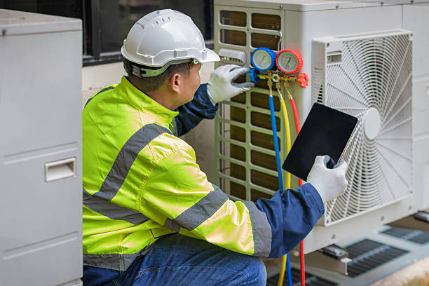 Professional Hvac Maintenance technician working in Lannon, WI